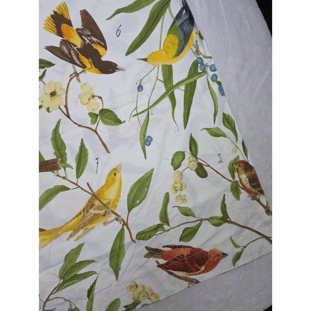 Pottery Barn Spring Sparrow Bird Floral Pillow Cover Sham 26